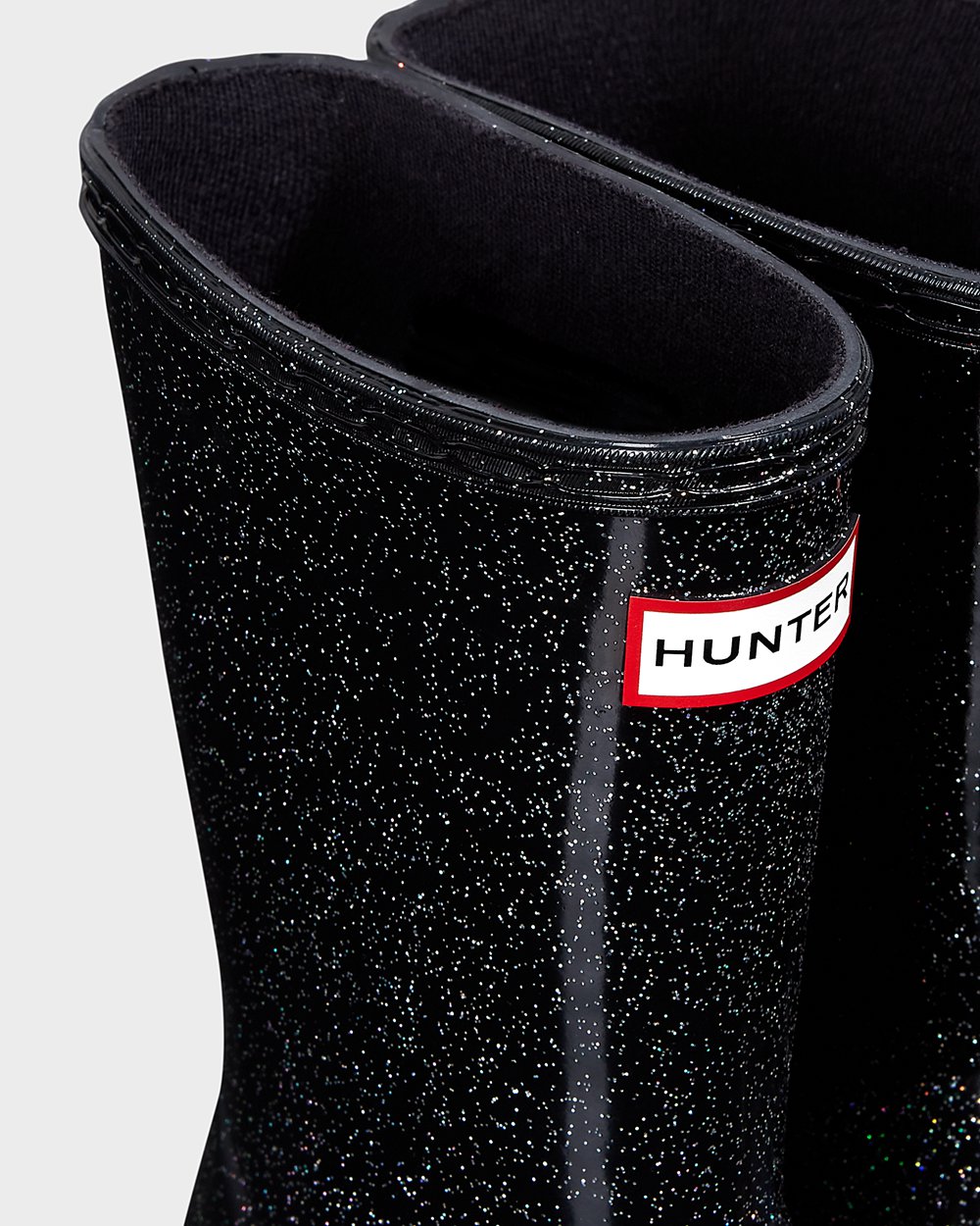 Hunter Original First Classic Starcloud Rain Boots - Shop Kids Black Multicolor - HDXJSK346